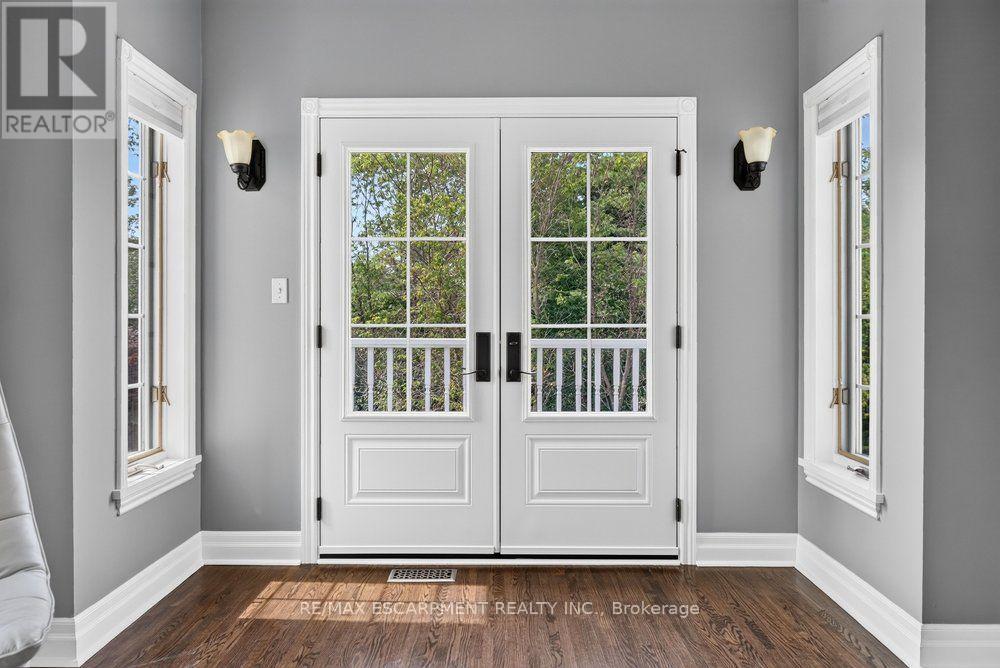 ...with double door balcony... - 110 Concession 11 Road E, Hamilton, ON - Indoor Photo Showing Other Room