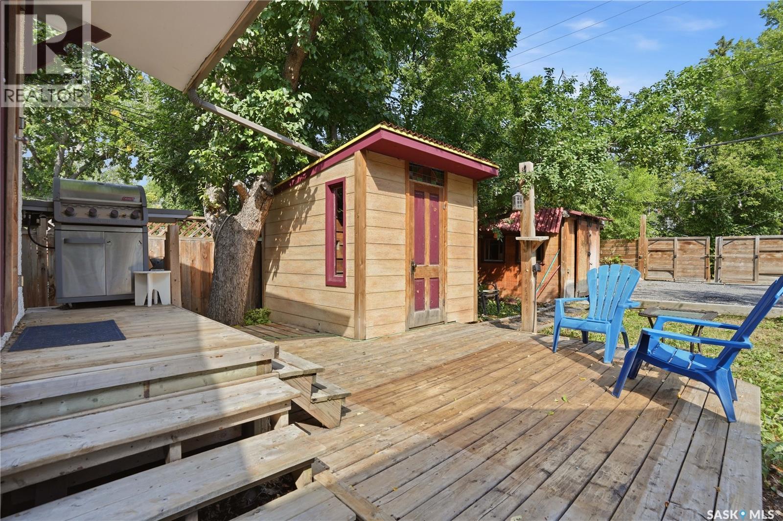 3324 College Avenue, Regina, SK - Outdoor With Deck Patio Veranda With Exterior