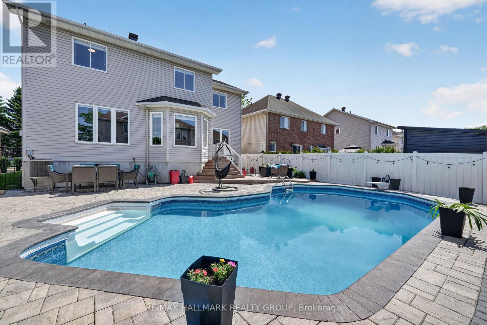 1091 Charest Way, Ottawa, ON - Outdoor With In Ground Pool With Deck Patio Veranda With Backyard