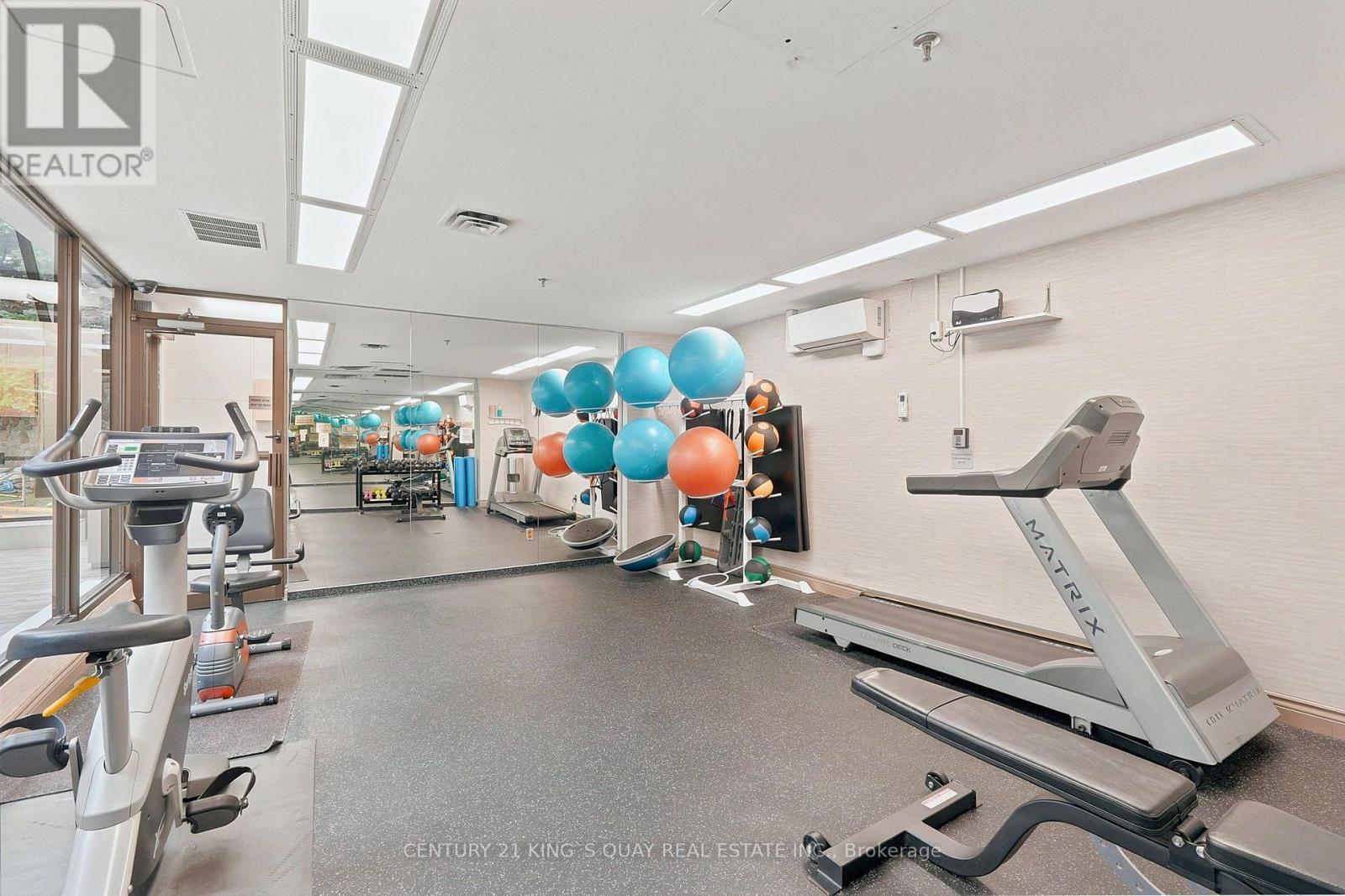 1908 - 55 Skymark Drive, Toronto, ON - Indoor Photo Showing Gym Room