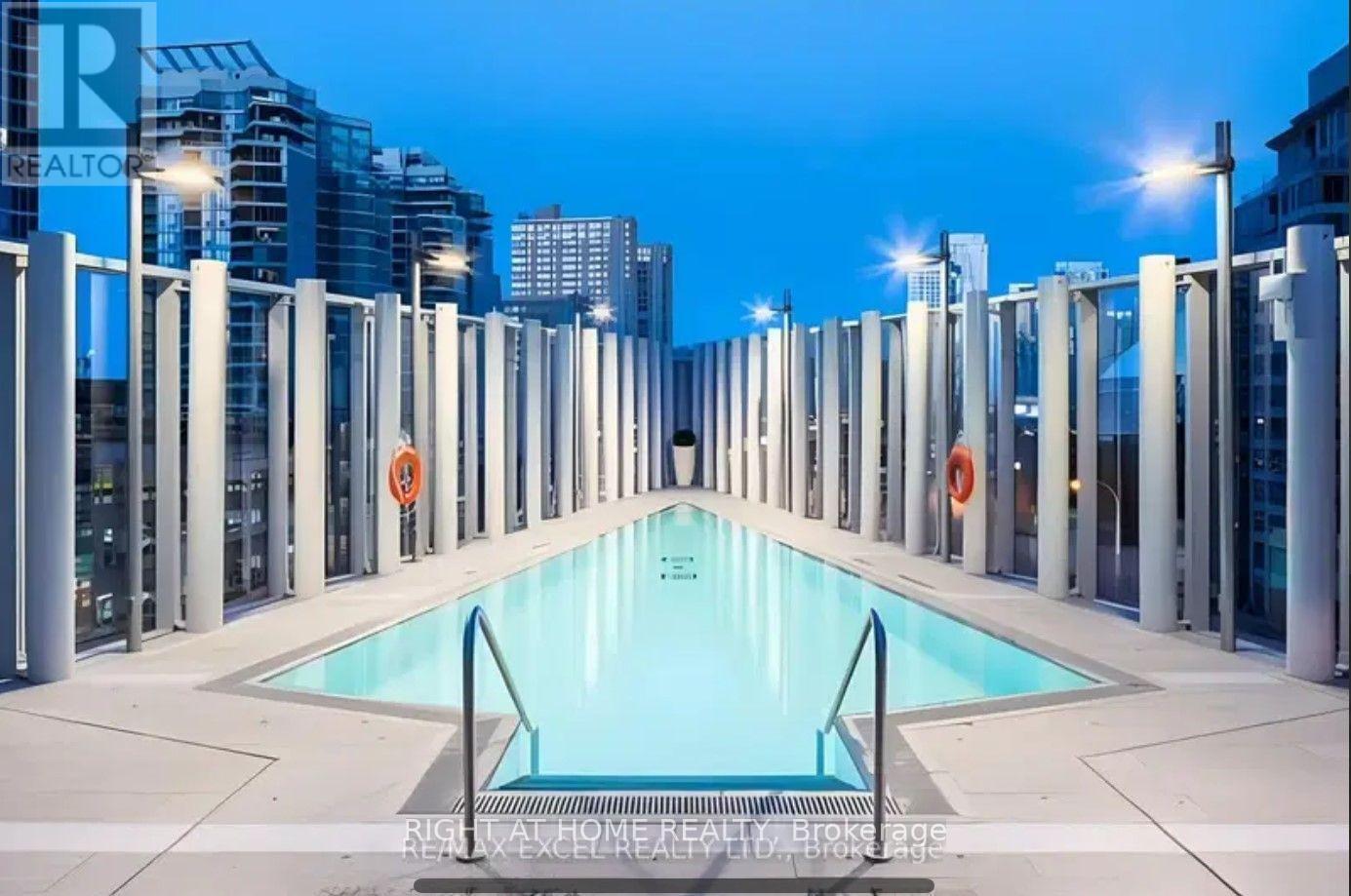 3213 - 10 York Street, Toronto, ON - Outdoor With In Ground Pool