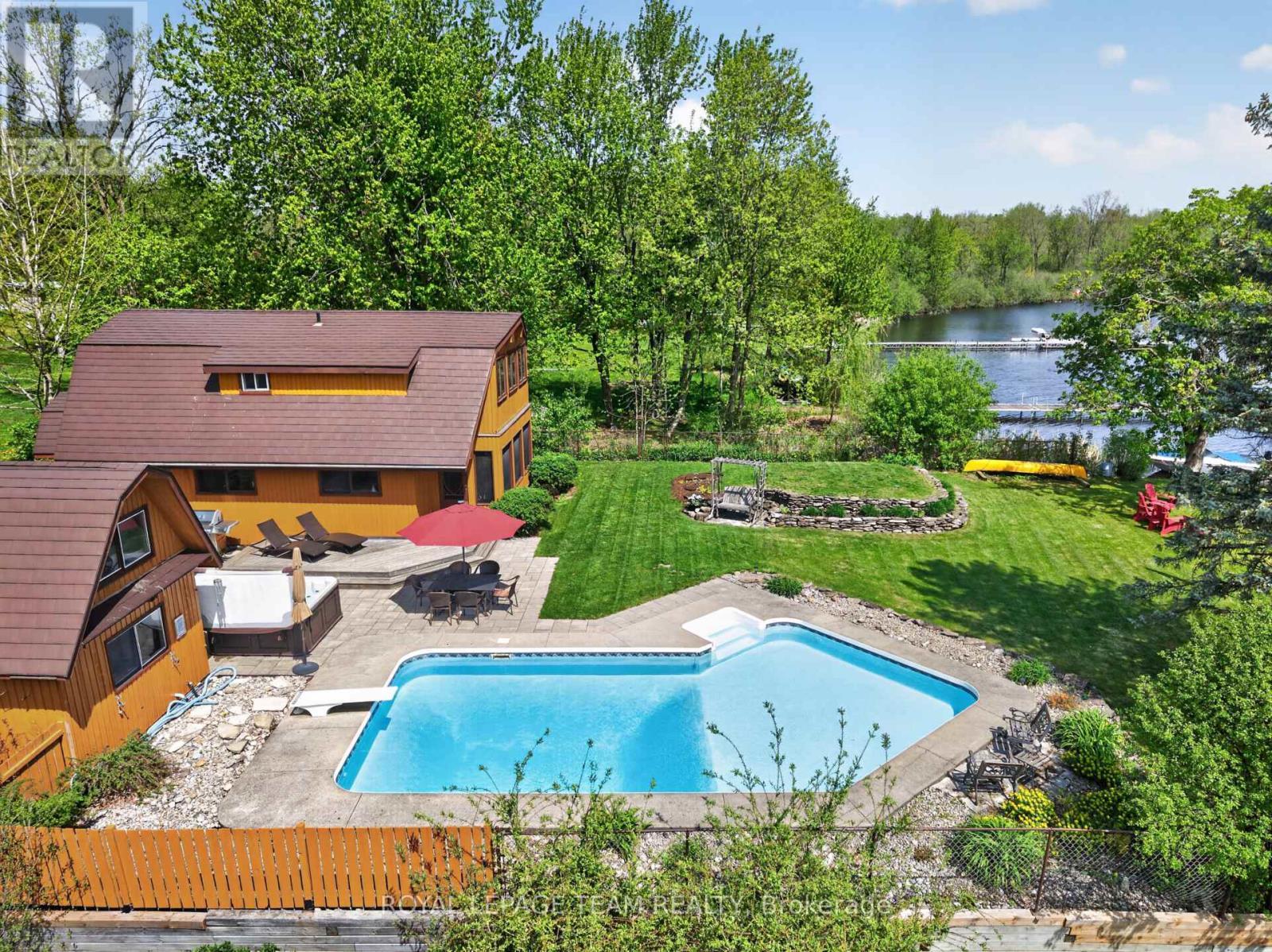 6721 Rideau Street S, Ottawa, ON - Outdoor With In Ground Pool With Deck Patio Veranda