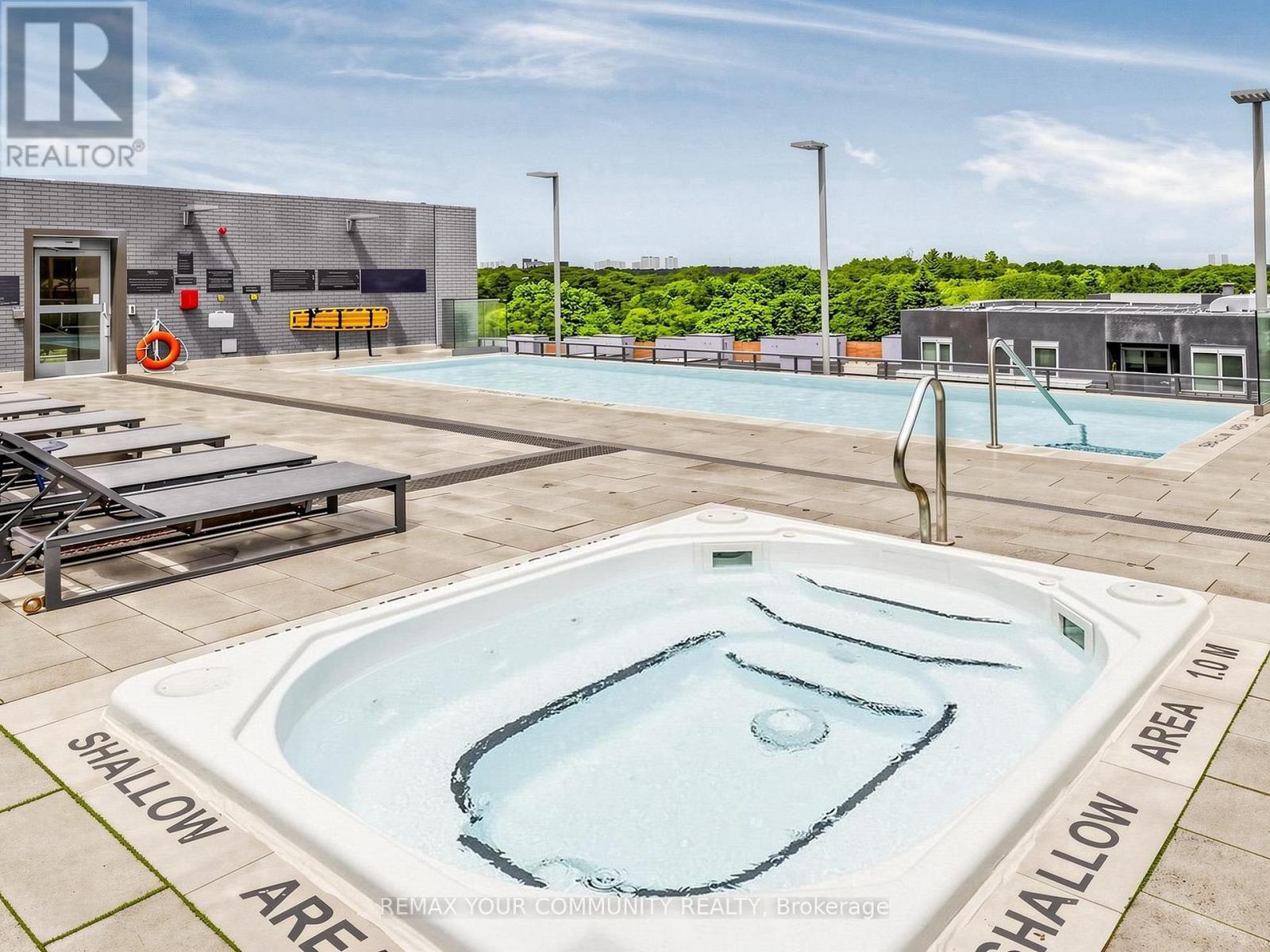 963 - 25 Adra Grado Way, Toronto, ON - Outdoor With In Ground Pool