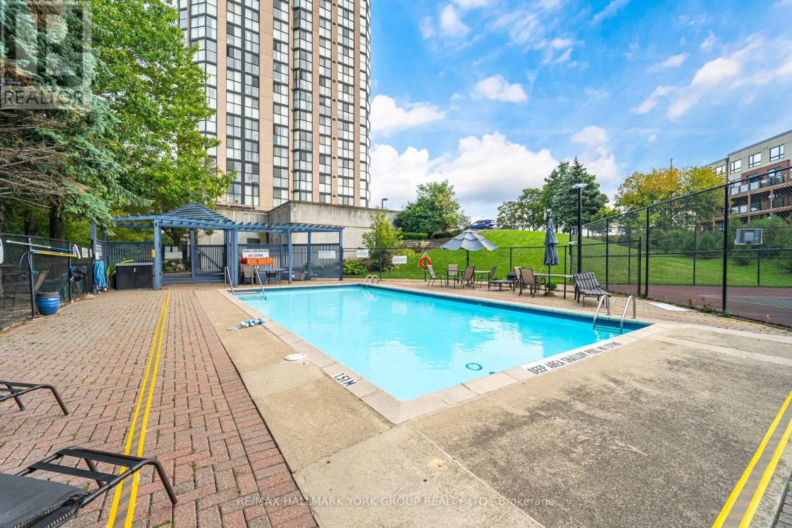 1406 - 600 Rexdale Boulevard, Toronto, ON - Outdoor With In Ground Pool