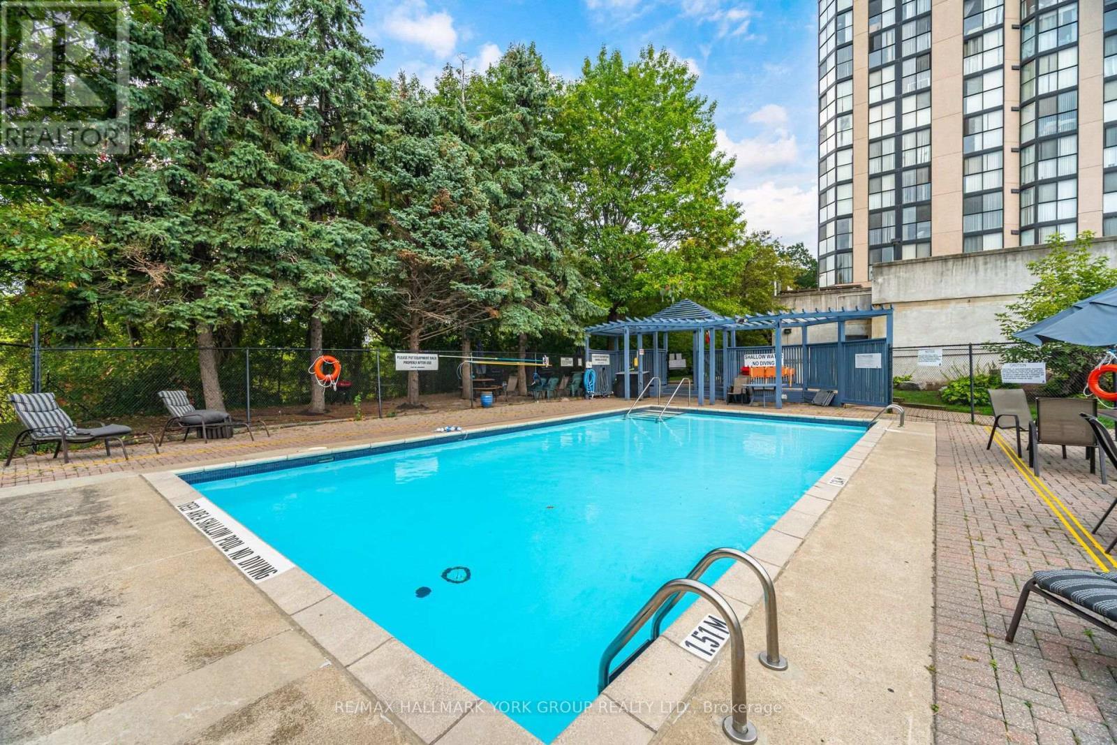 1406 - 600 Rexdale Boulevard, Toronto, ON - Outdoor With In Ground Pool
