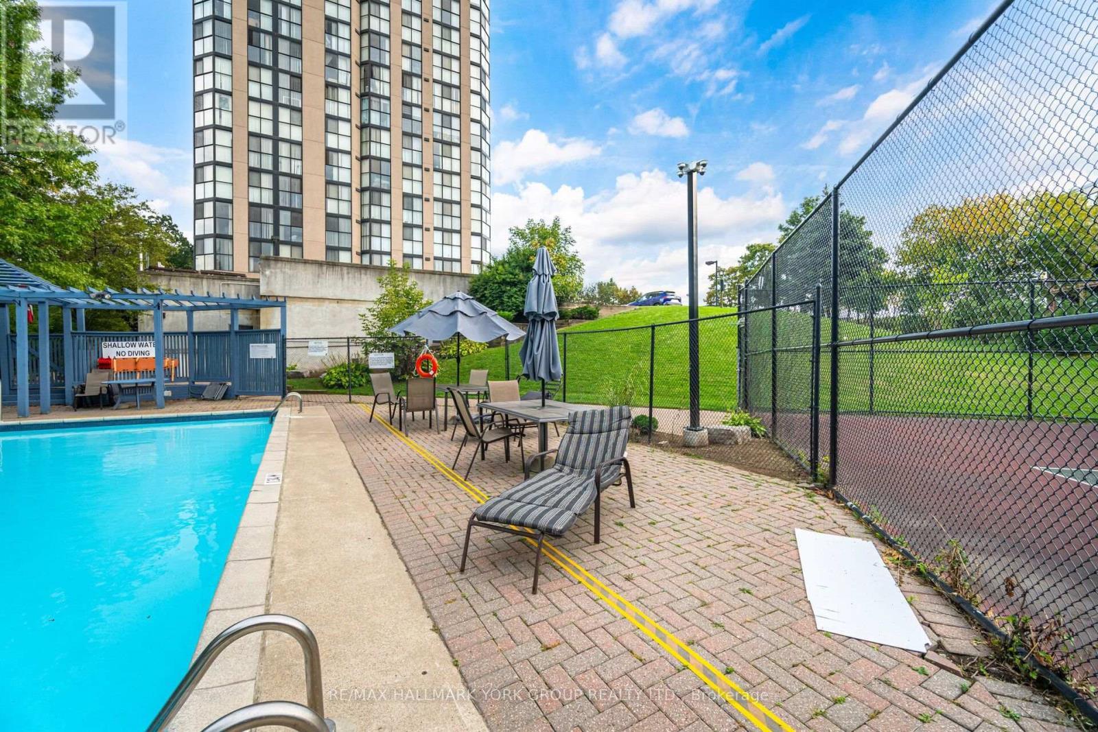 1406 - 600 Rexdale Boulevard, Toronto, ON - Outdoor With In Ground Pool