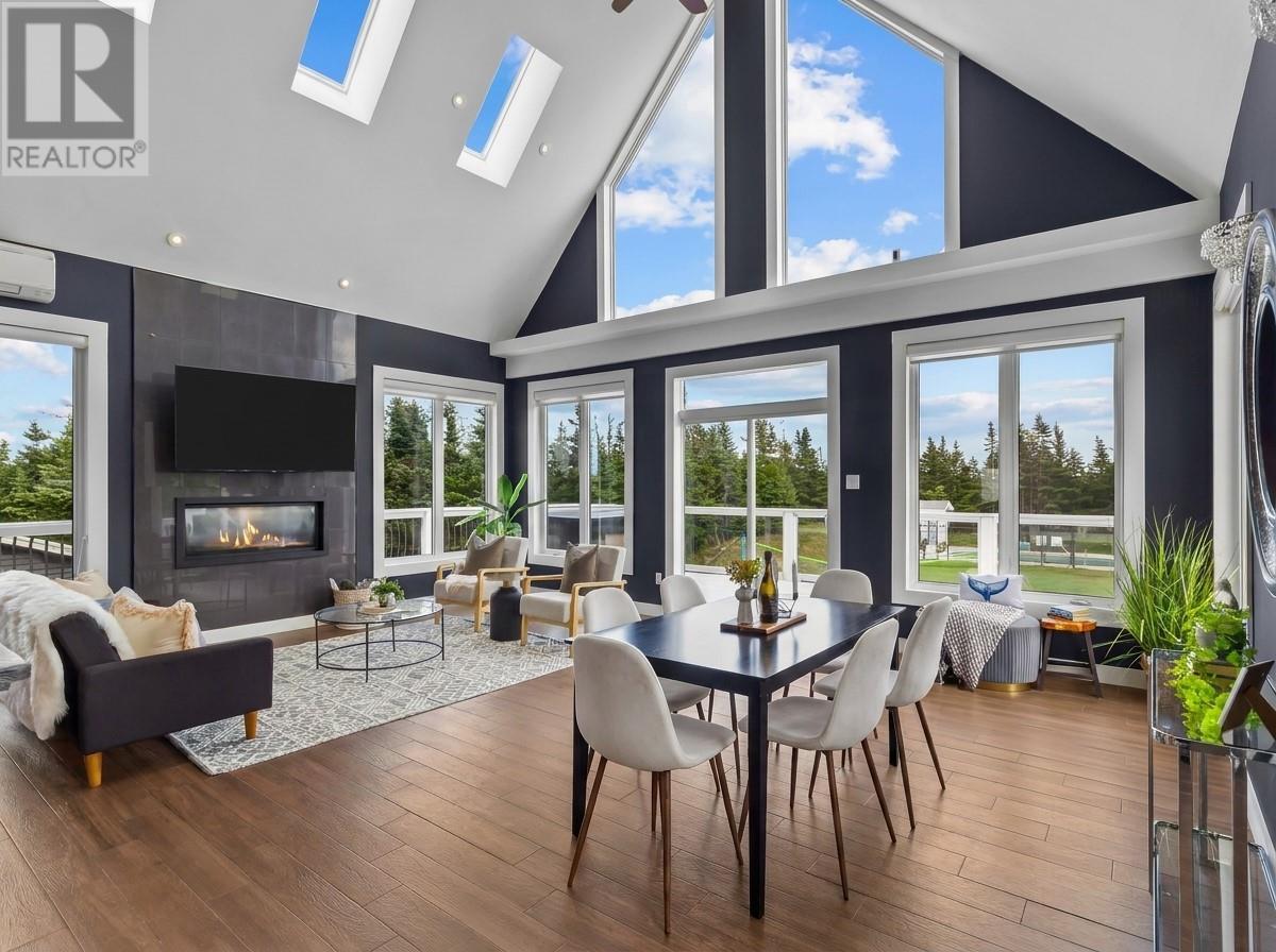 28 Flora Drive, Torbay, NL - Indoor With Fireplace