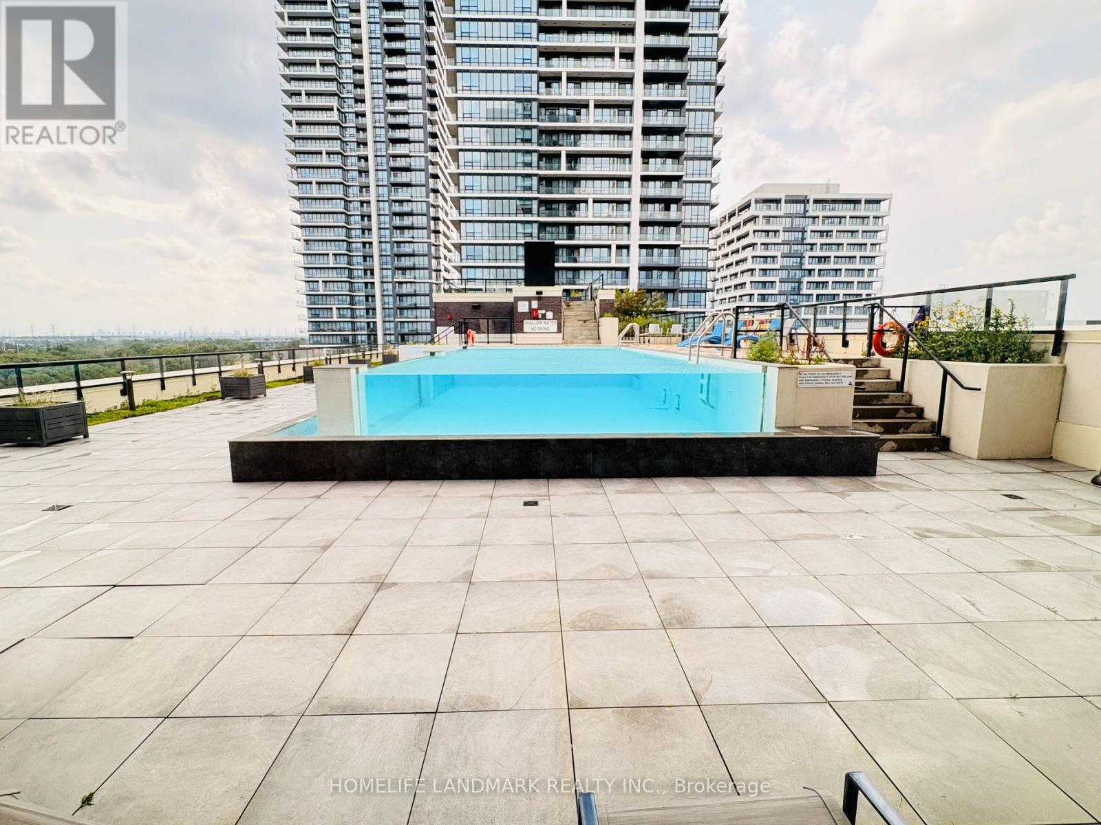 1102 - 15 Water Walk Drive, Markham, ON - Outdoor With In Ground Pool
