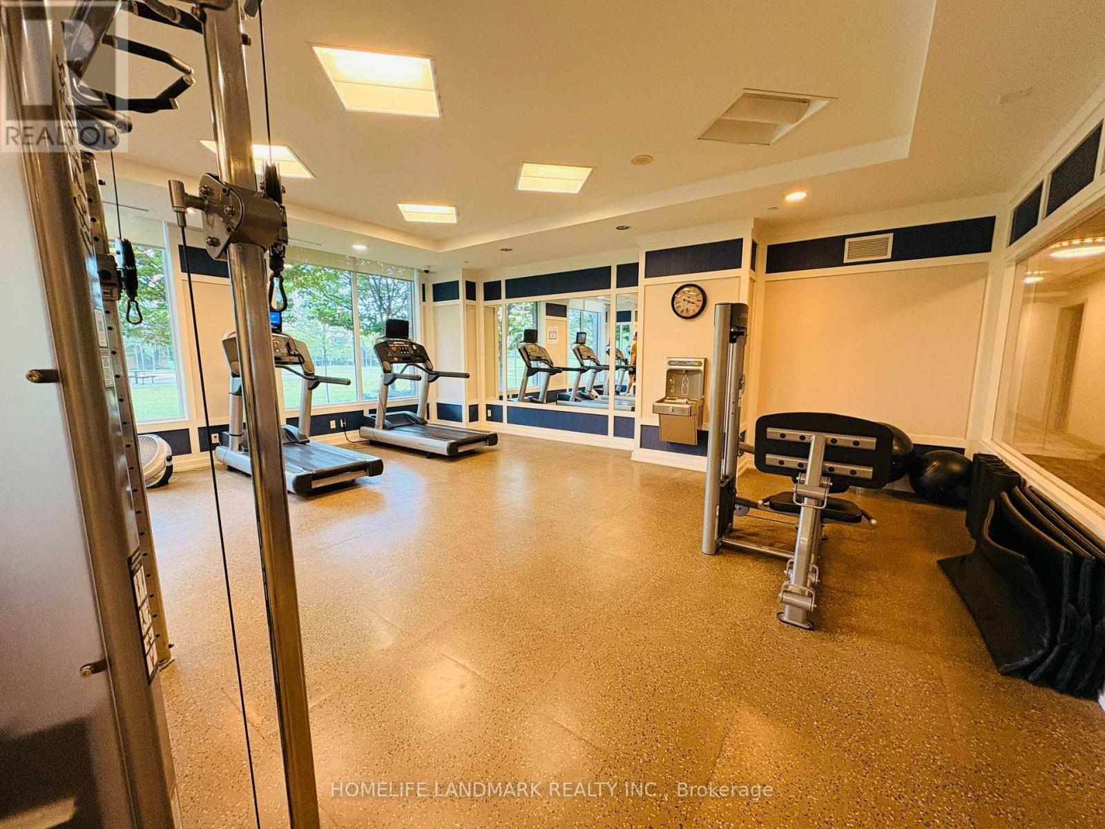 1102 - 15 Water Walk Drive, Markham, ON - Indoor Photo Showing Gym Room