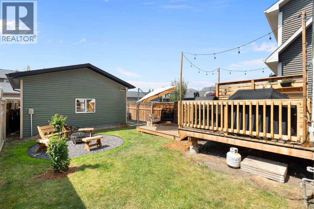 12 Fireside Burrow, Cochrane, AB - Outdoor With Deck Patio Veranda With Exterior