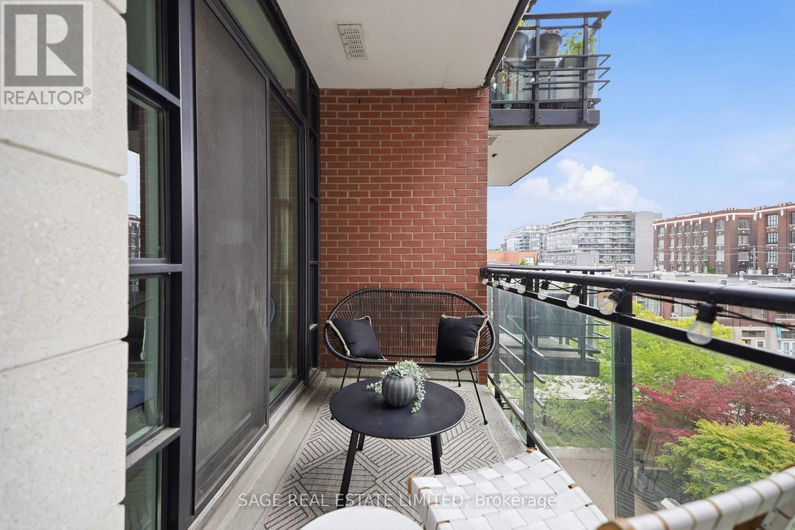 435 - 88 Colgate Avenue, Toronto, ON - Outdoor With Balcony With Exterior