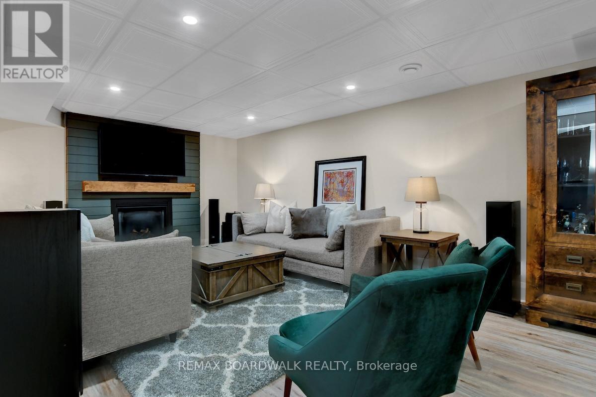 1505 7Th Line, Beckwith, ON - Indoor With Fireplace