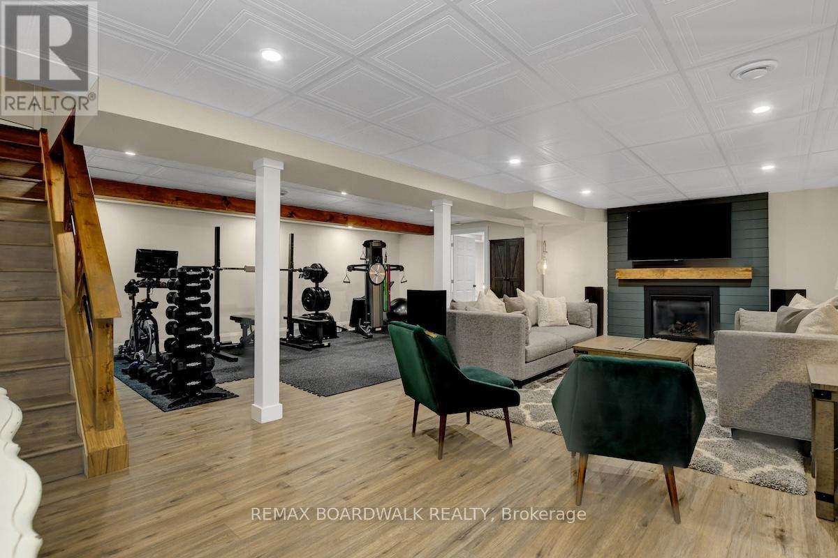 1505 7Th Line, Beckwith, ON - Indoor With Fireplace