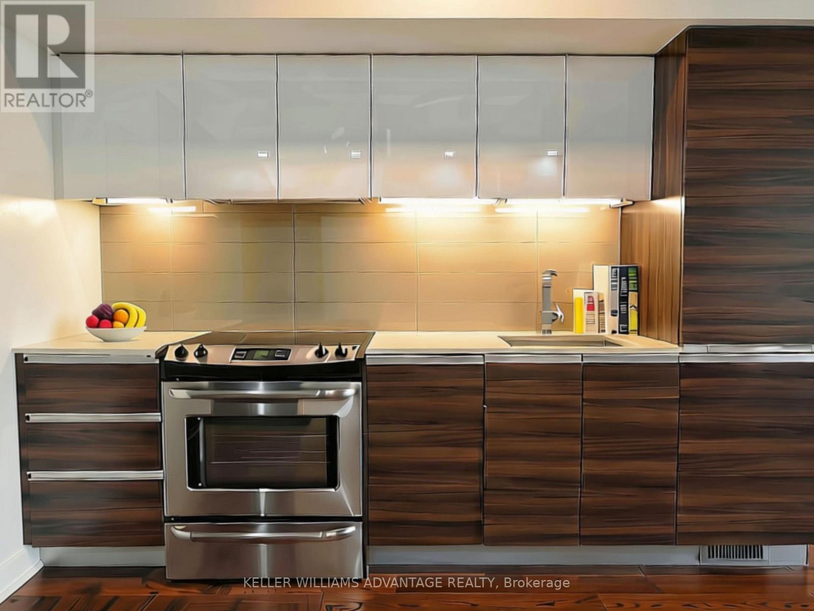 610 - 20 Minowan Miikan Lane, Toronto, ON - Indoor Photo Showing Kitchen With Upgraded Kitchen