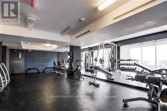 610 - 20 Minowan Miikan Lane, Toronto, ON - Indoor Photo Showing Gym Room