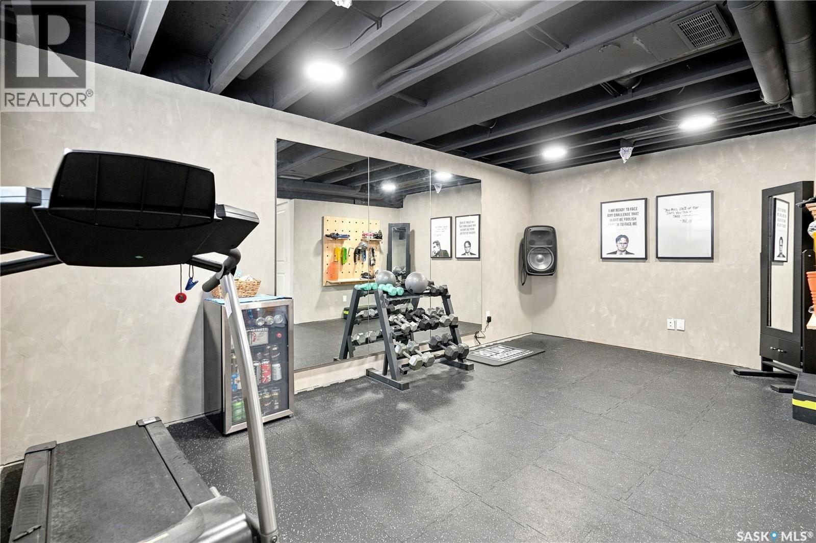 4409 Green Poplar Lane E, Regina, SK - Indoor Photo Showing Gym Room