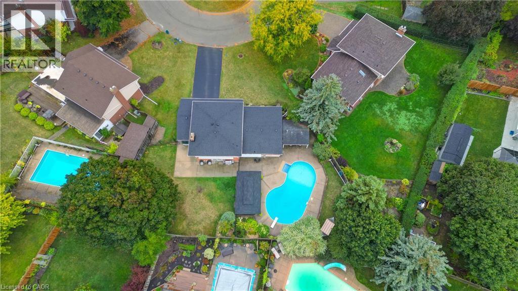 298 Creighton Court, Waterloo, ON - Outdoor With In Ground Pool With View