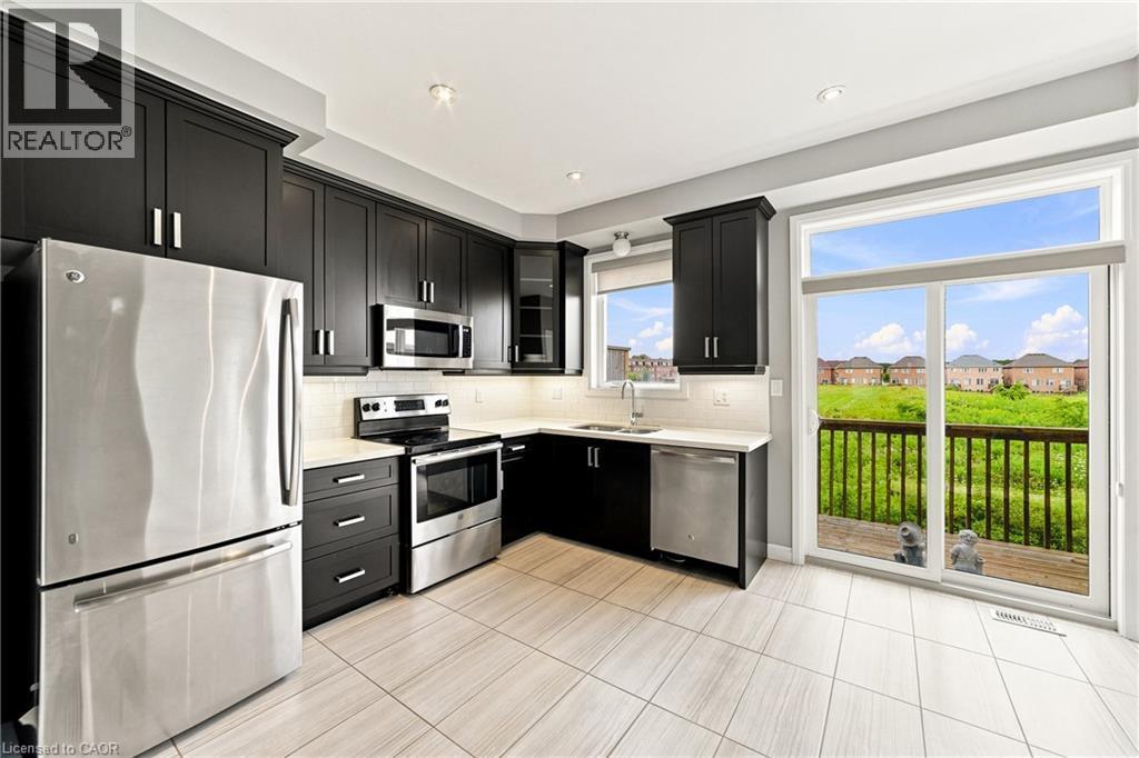 1169 Garner Road E Unit# 86, Hamilton, ON - Indoor Photo Showing Kitchen With Stainless Steel Kitchen