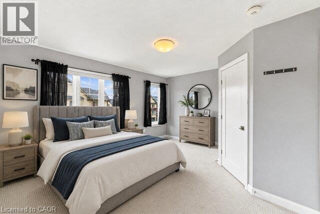 Virtually Staged - 1169 Garner Road E Unit# 86, Hamilton, ON - Indoor Photo Showing Bedroom
