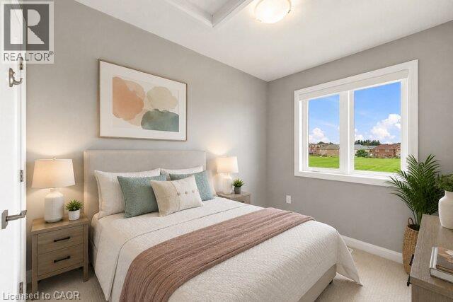 Virtually Staged - 1169 Garner Road E Unit# 86, Hamilton, ON - Indoor Photo Showing Bedroom