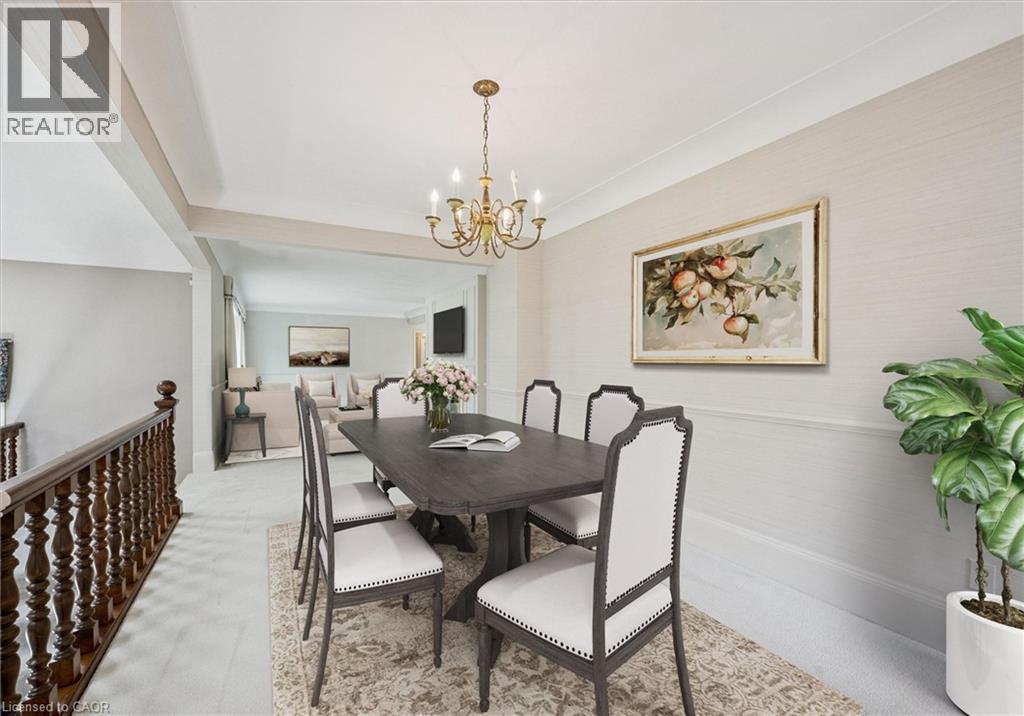 Virtually Staged - 138 Appleby Place, Burlington, ON - Indoor Photo Showing Dining Room