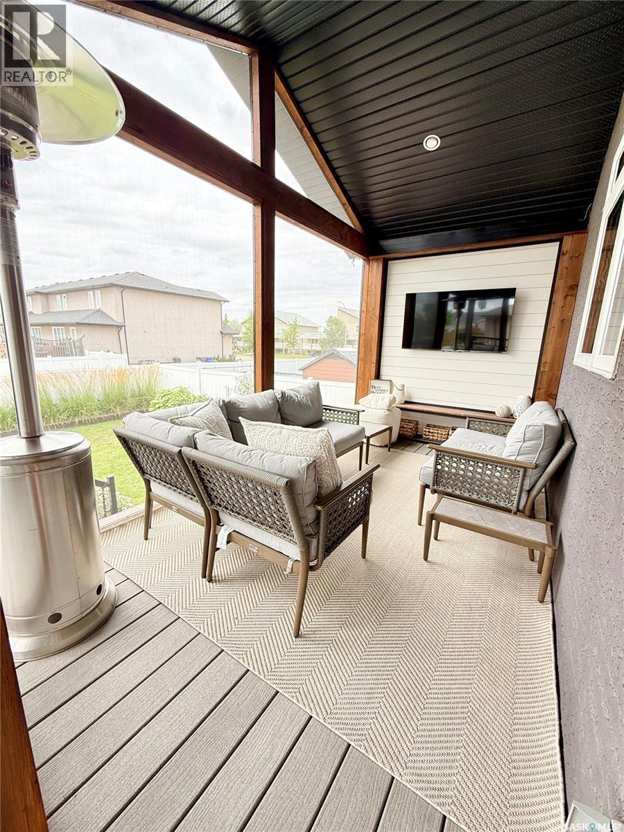 505 Brown Crescent, Weyburn, SK - Outdoor With Deck Patio Veranda With Exterior