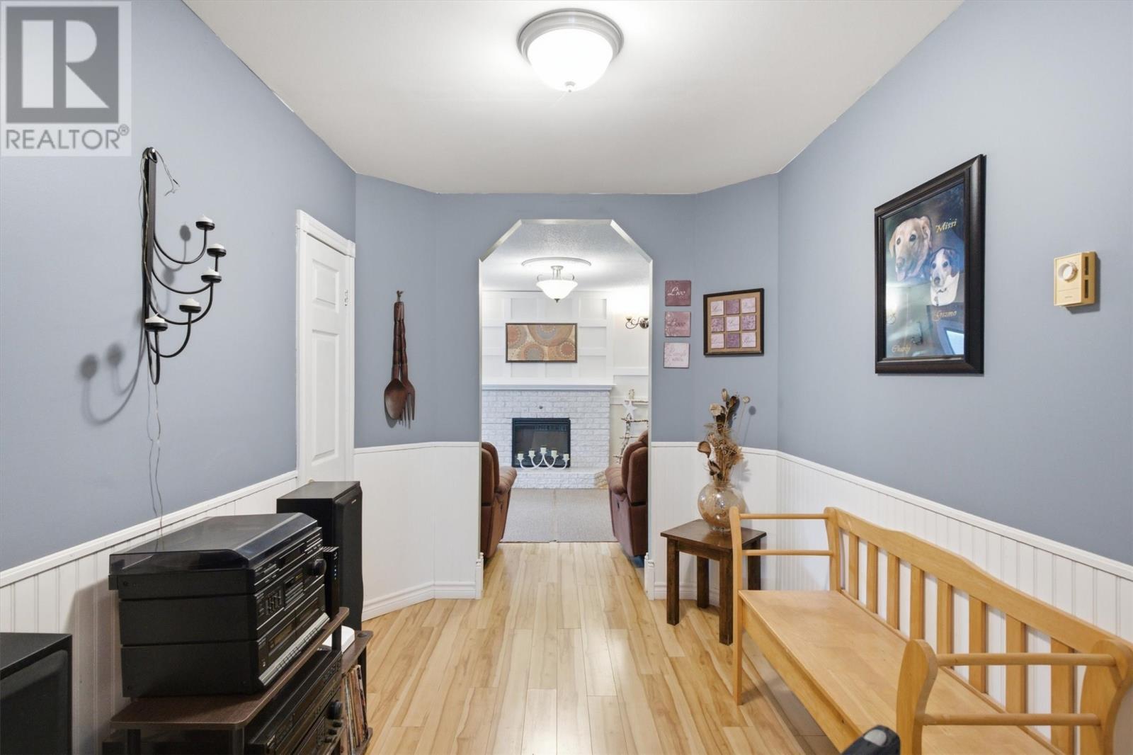 147 River Road, Appleton, NL - Indoor With Fireplace