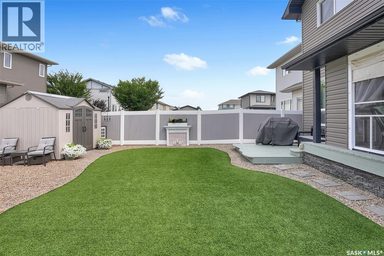 5471 Universal Crescent, Regina, SK - Outdoor With Deck Patio Veranda With Exterior