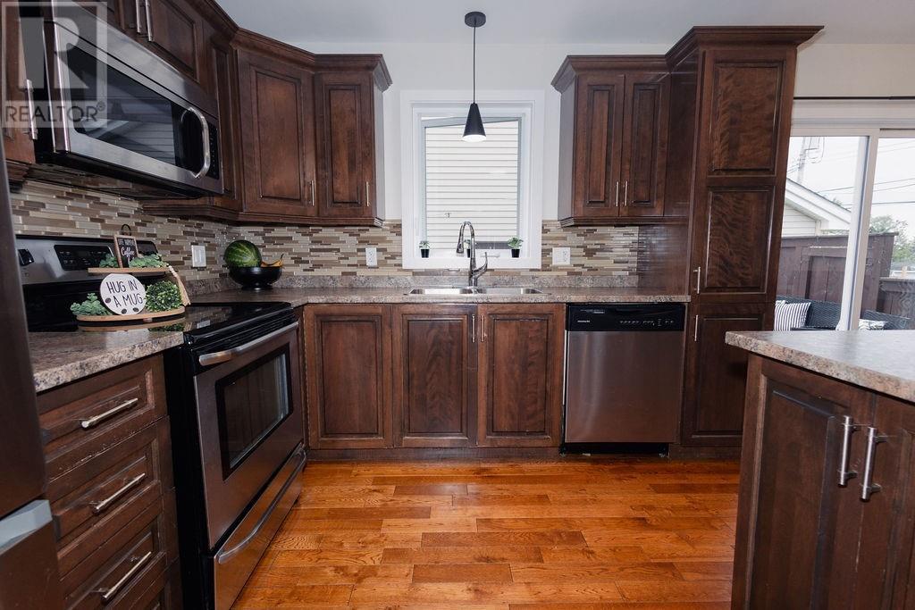 84 Morgan Drive, Gander, NL - Indoor Photo Showing Kitchen With Double Sink
