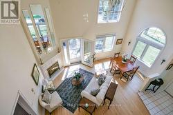 View of Living Space Below - 