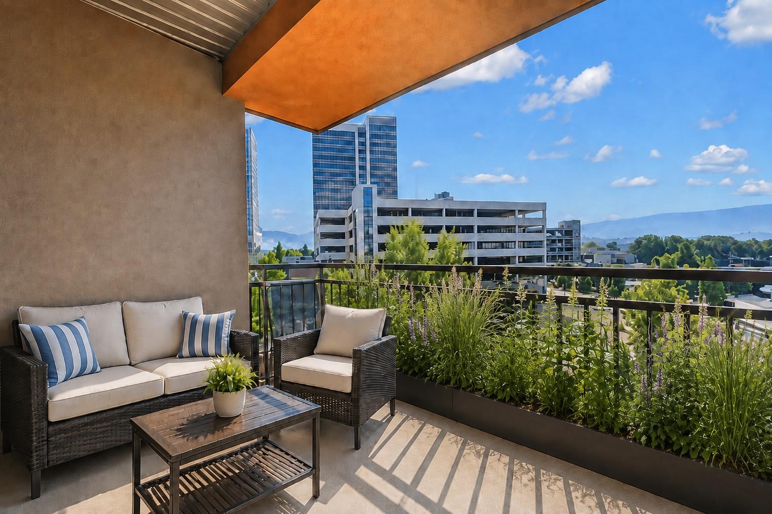 306-1550 Dickson Avenue, Kelowna, BC - Outdoor With Deck Patio Veranda With Exterior