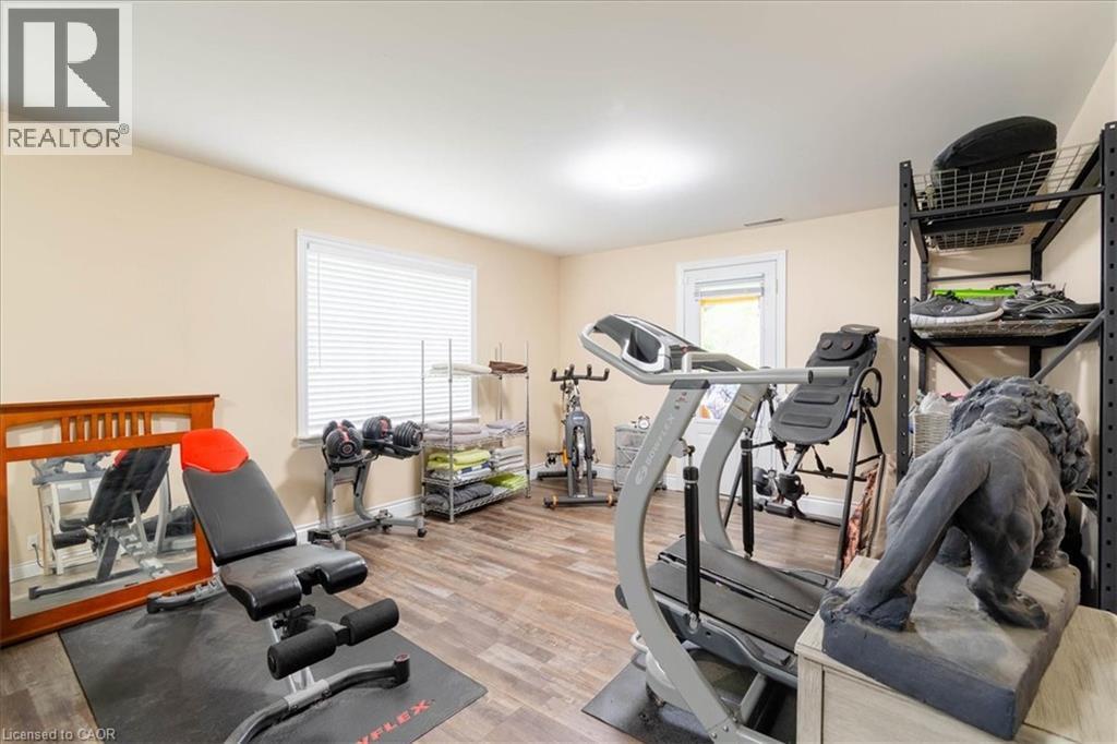 111 Decou Road, Simcoe, ON - Indoor Photo Showing Gym Room