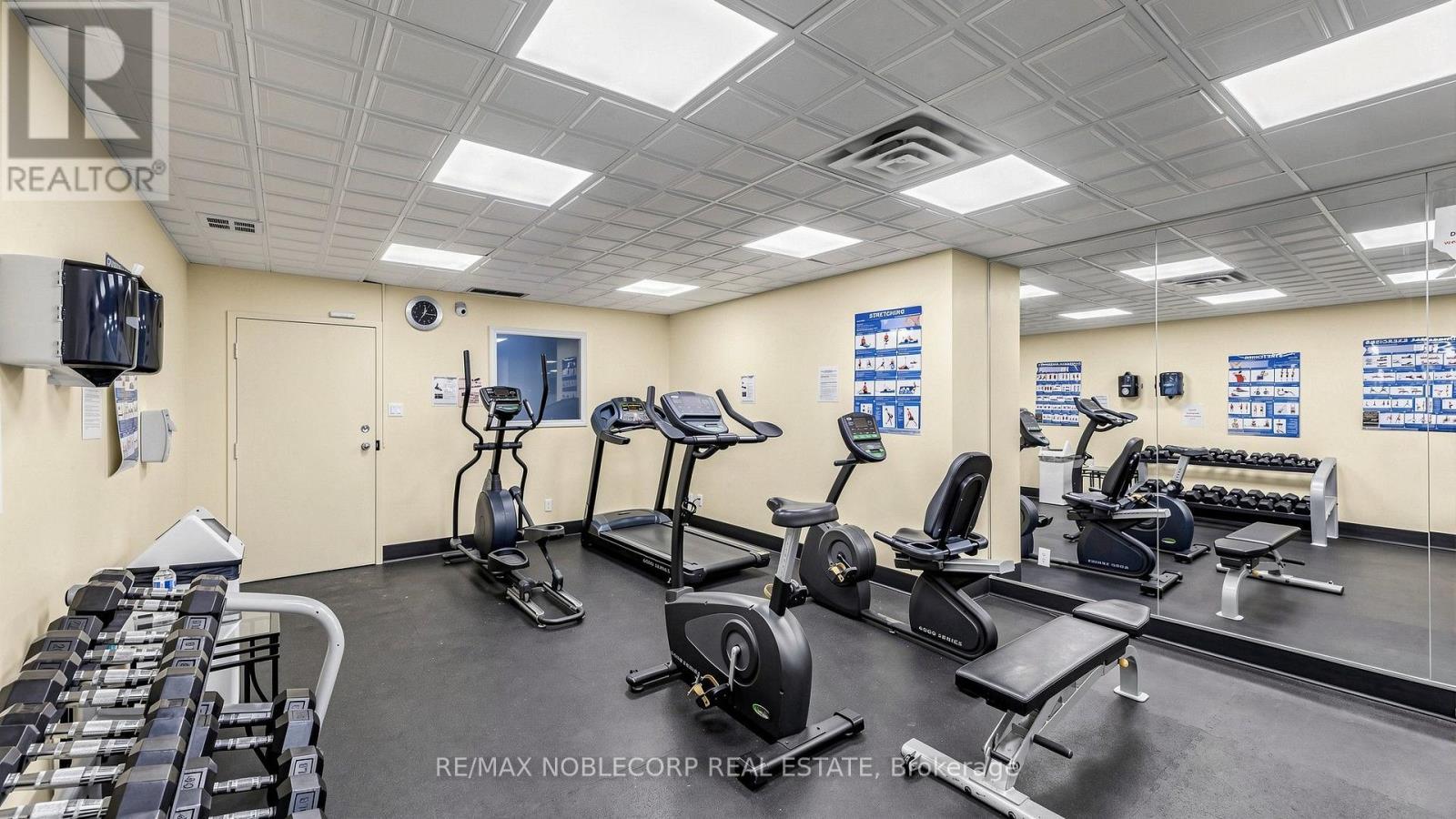 804 - 2901 Kipling Avenue, Toronto, ON - Indoor Photo Showing Gym Room