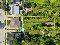 Aerial view; lines are approximate. - 