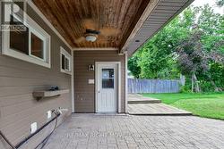 Back door entry to the main floor & basement apt. - 