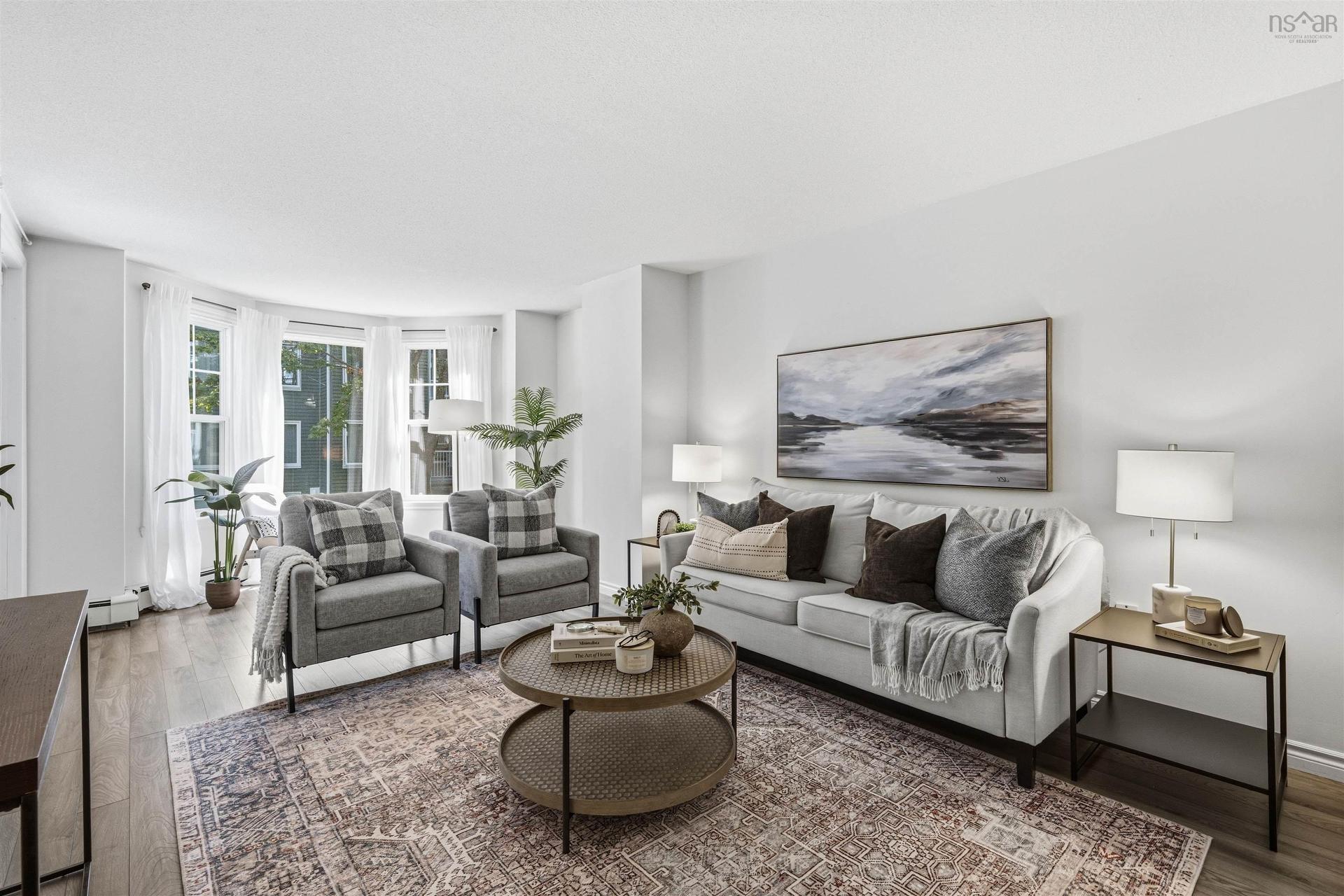 210 1041 Wellington Street, Halifax, NS - Indoor Photo Showing Living Room
