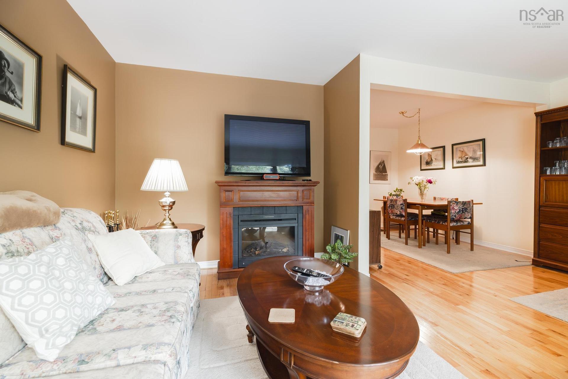 98 Forestside Crescent, Halifax, NS - Indoor Photo Showing Living Room With Fireplace