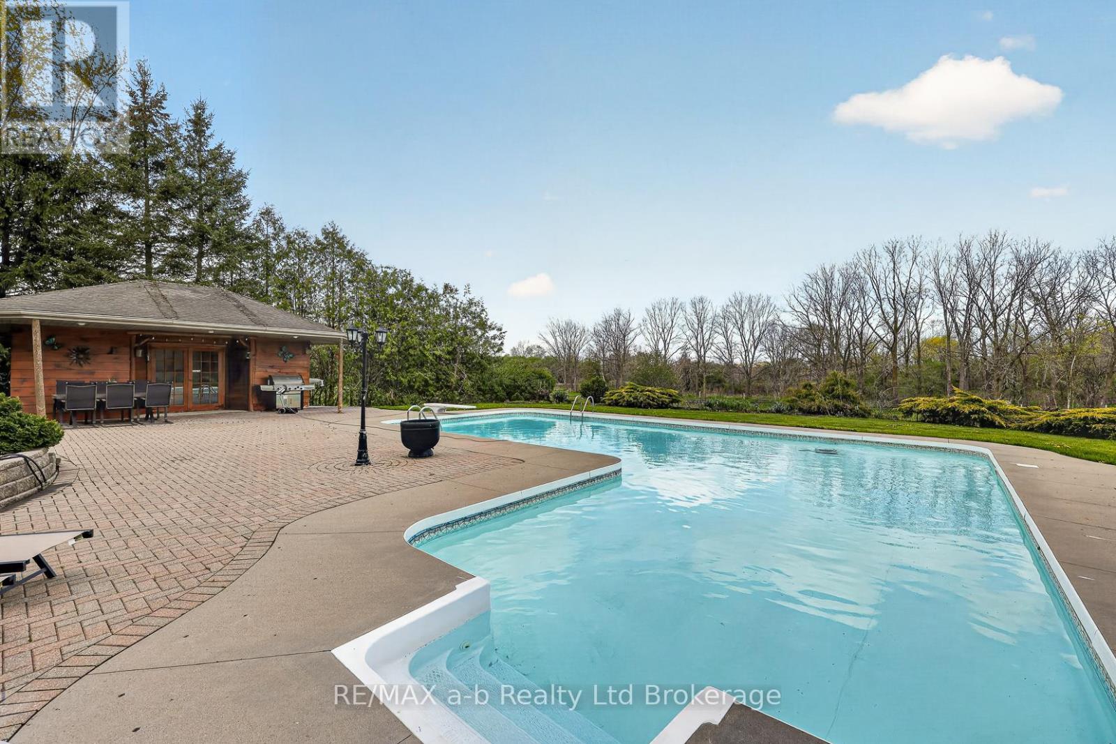 403745 Union Road, Ingersoll (Ingersoll - South), ON - Outdoor With In Ground Pool With Deck Patio Veranda With Backyard