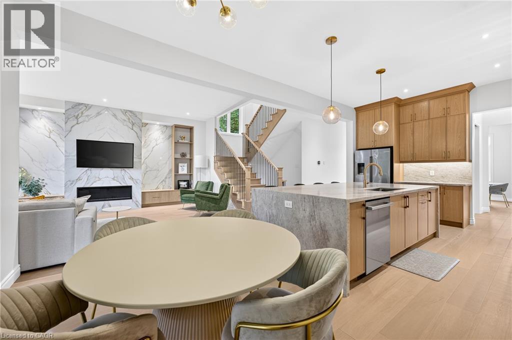 67 Cielo Court, Hamilton, ON - Indoor With Fireplace