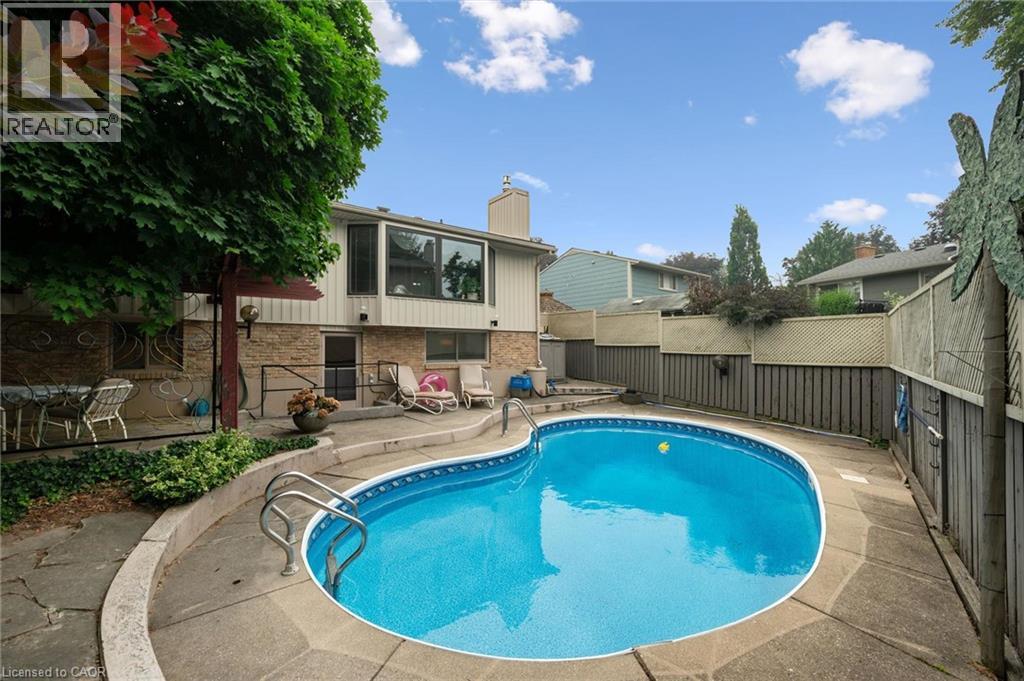 30 Shuh Avenue, Kitchener, ON - Outdoor With In Ground Pool With Deck Patio Veranda With Backyard