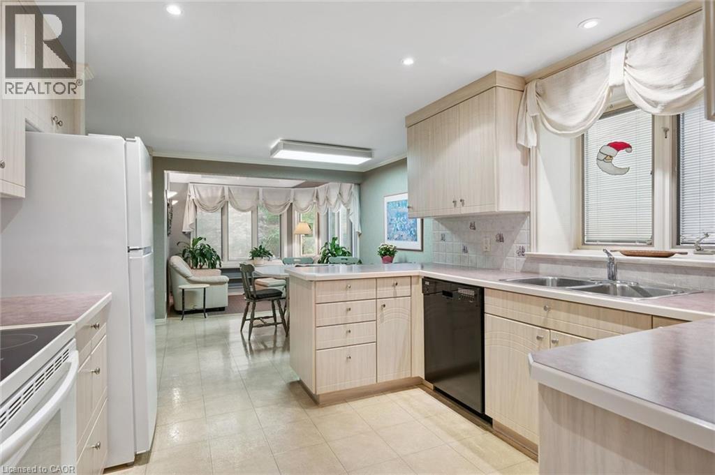30 Shuh Avenue, Kitchener, ON - Indoor Photo Showing Kitchen With Double Sink
