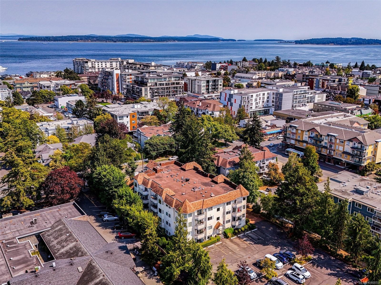 #208-9882 Fifth St, Sidney, BC - Outdoor With Body Of Water With View