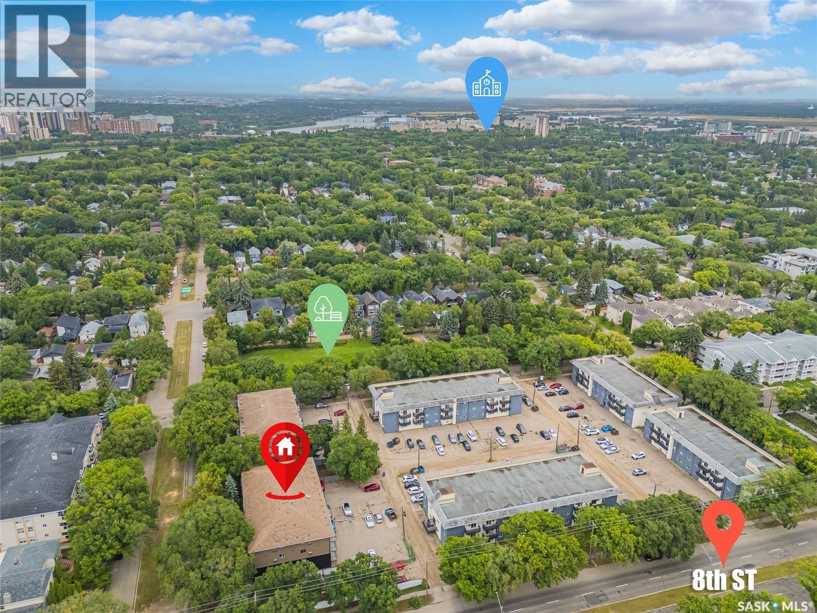 306 1013 Lansdowne Avenue, Saskatoon, SK - Outdoor With View