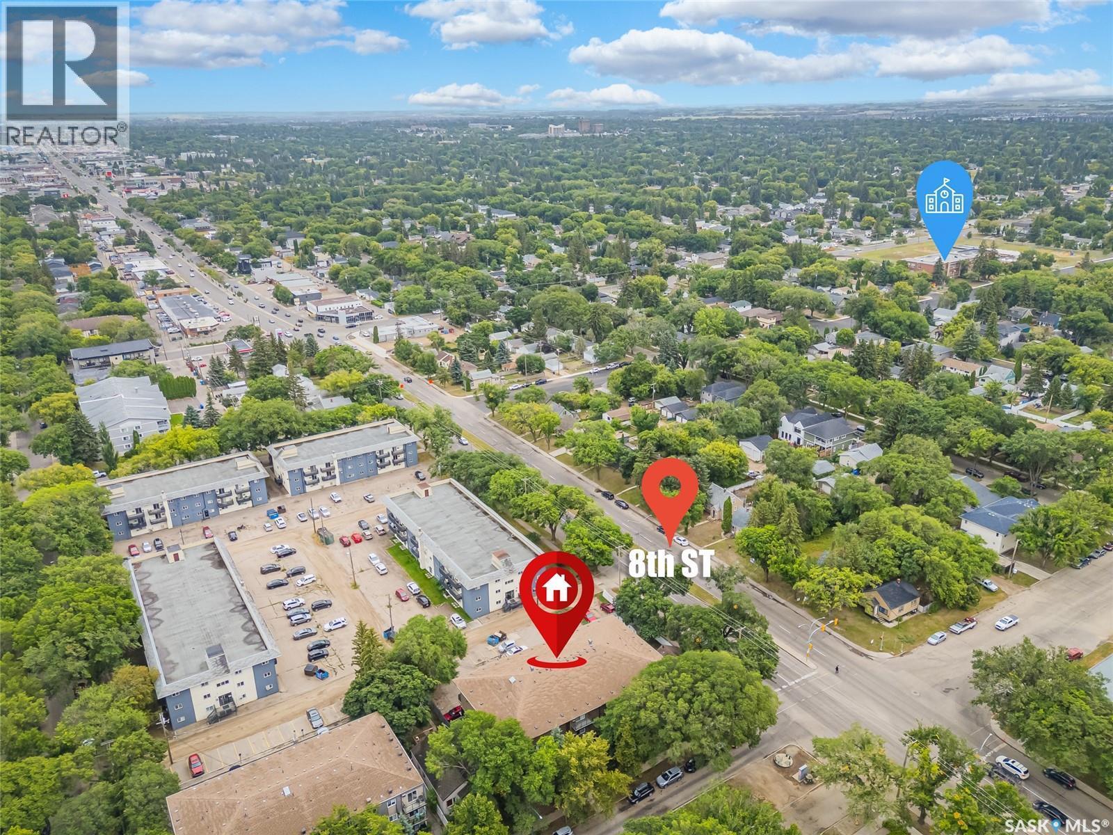 306 1013 Lansdowne Avenue, Saskatoon, SK - Outdoor With View