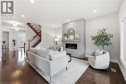 793 Beach Boulevard, Hamilton, ON - Indoor Photo Showing Living Room With Fireplace