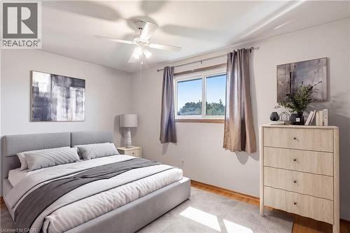 Virtually Staged Photo - 948 Stone Church Road E, Hamilton, ON - Indoor Photo Showing Bedroom
