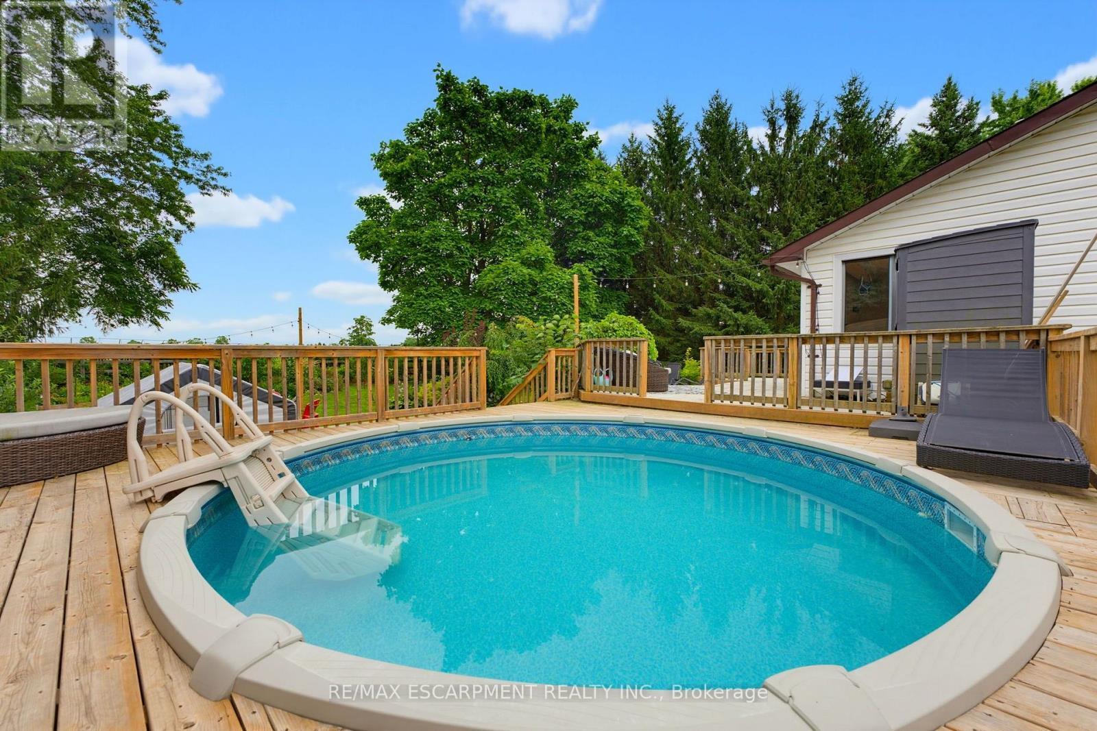 200 Lynden Road, Hamilton, ON - Outdoor With Above Ground Pool With Deck Patio Veranda