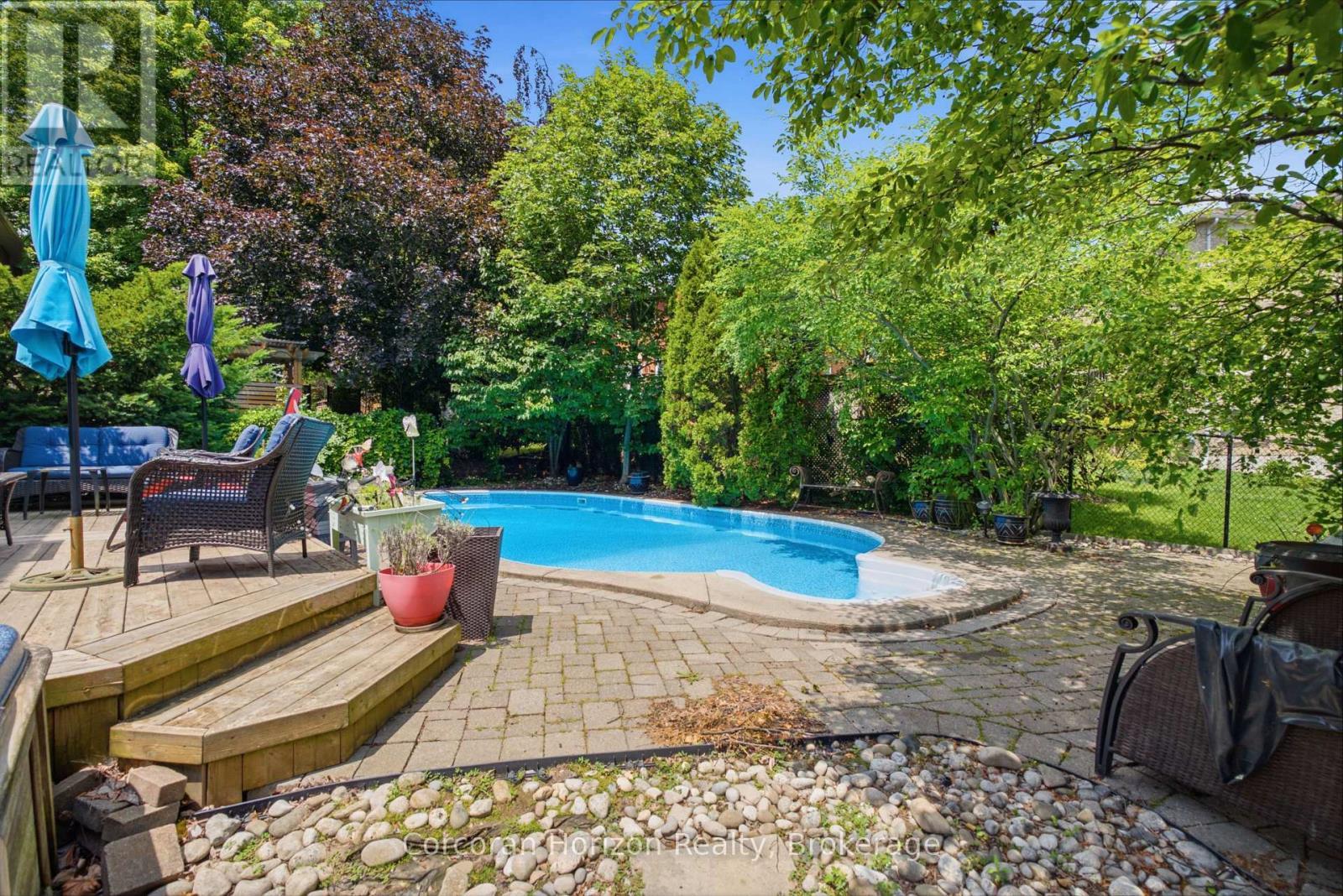 131 Huntingwood Avenue, Hamilton (Dundas), ON - Outdoor With In Ground Pool