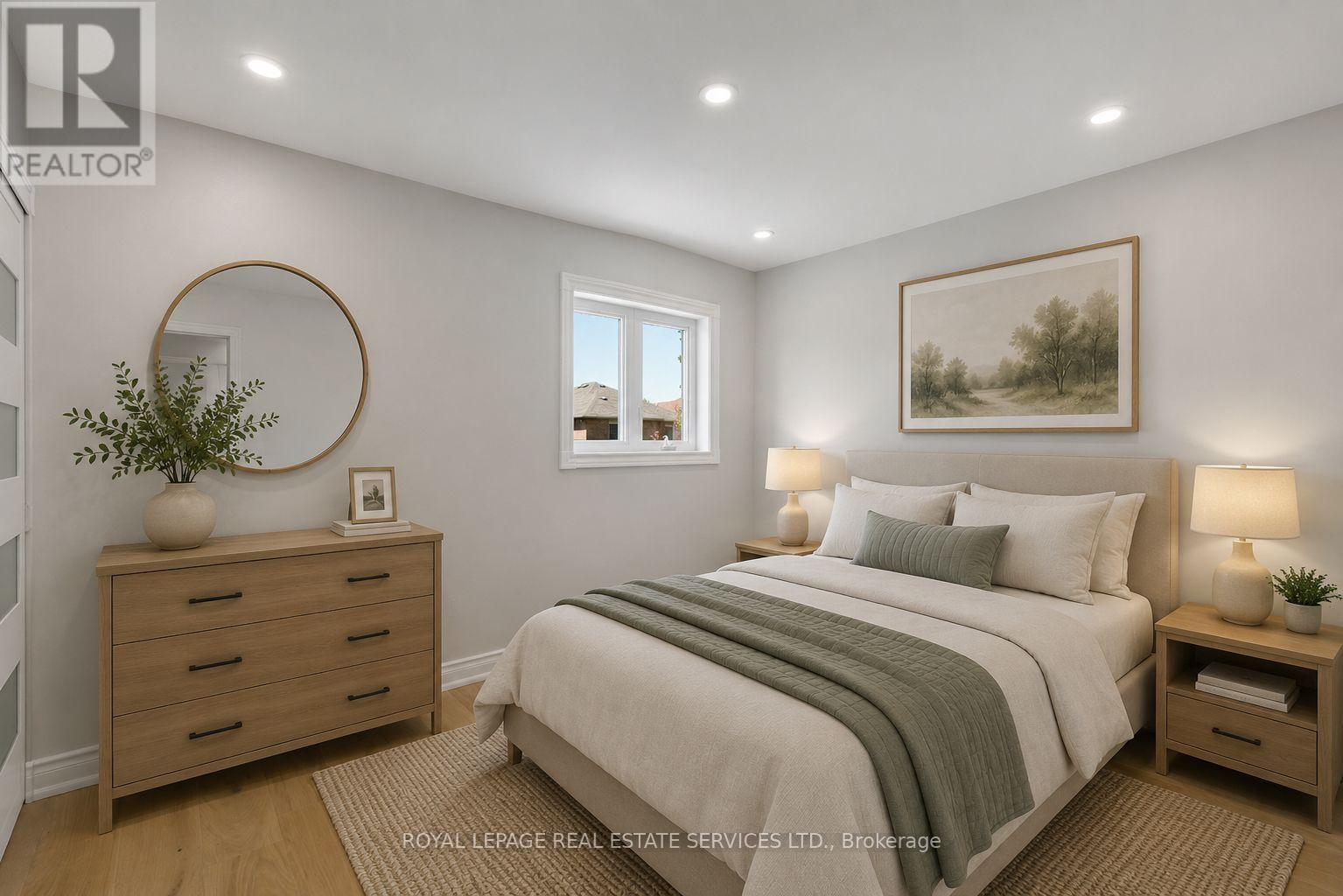 Third Bedroom / Photo is Virtually Staged - 3955 Foxwood Avenue, Mississauga, ON - Indoor Photo Showing Bedroom