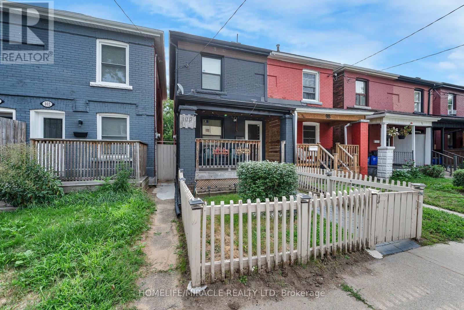 100 Gibson Avenue, Hamilton, ON - Outdoor With Deck Patio Veranda With Facade
